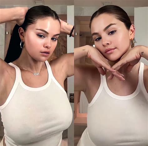 selena gmez tits|Selena Gomez Posed Topless in the Bathtub on Instagram